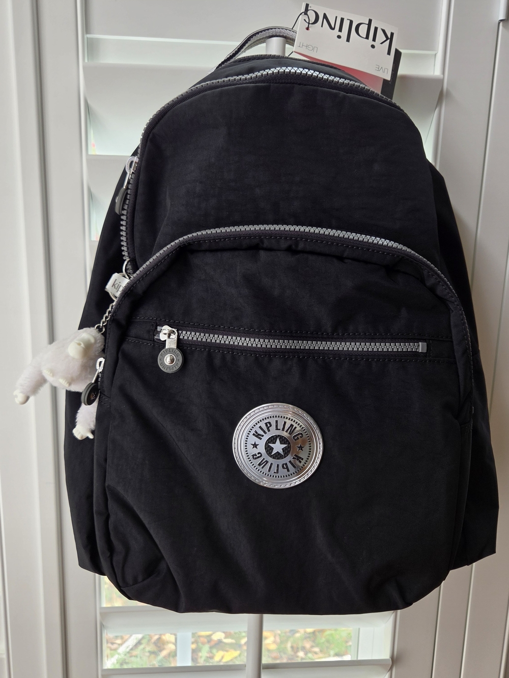 New Kipling Seoul Backpack with Silver Logo